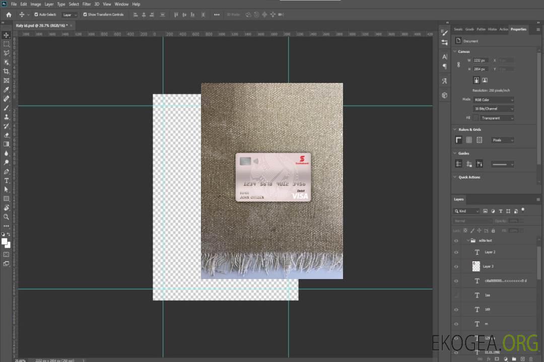 Chili Carte de débit visa Scotiabank avant photolook template Chili Carte de débit visa Scotiabank avant photolook template